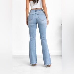 No Boundaries Light Blue Flare Jeans
